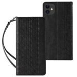 Ümbris kaanega Pouch Wallet iPhone 13 mini (must)