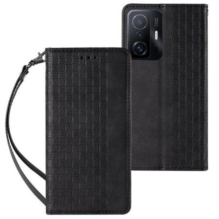 Ümbris kaanega Strap Case Samsung Galaxy S23 Plus (must)