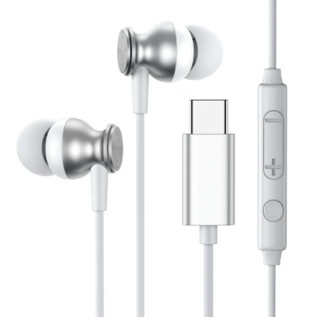 Kõrvaklapid Joyroom JR-EC04 Type-C (hõbe) Kõrvaklapid Joyroom JR-EC04 Type-C (hõbe)