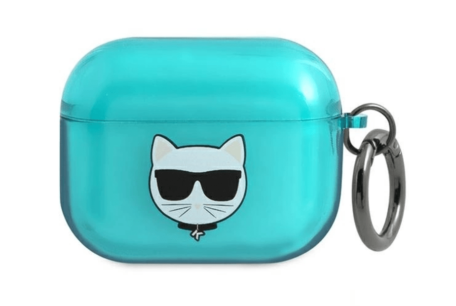 Silikoonümbris Karl Lagerfeld KLAPUCHFL AirPods Pro / Pro 2 (sinine)