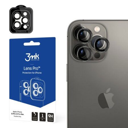 Kaitseklaas 3MK Lens Pro tagakaamerale iPhone 16e (hõbe)