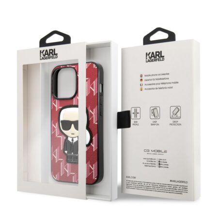 Karl Lagerfeld Ümbris KLHCP13LPMNIKPI Iphone 13 Pro (punane)