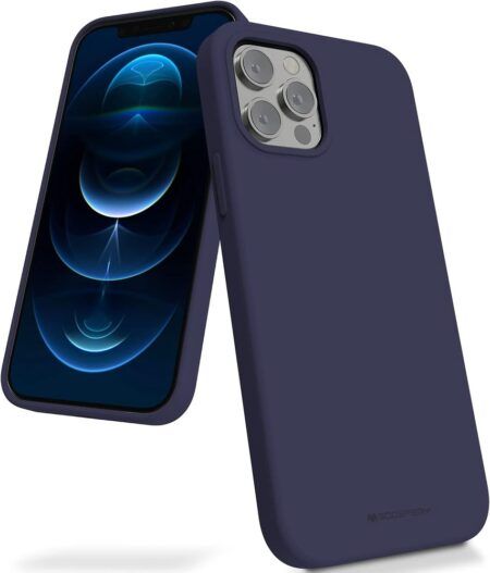 Silikoon "Mercury Silicone" iPhone 11 (tumesinine)
