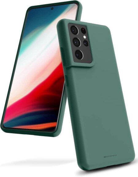 Silikoon "Mercury Silicone"Samsung A145 / A146 / Galaxy A14 4G / A14 5G (roheline)