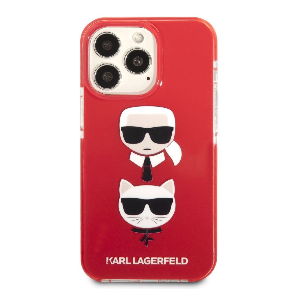 Karl Lagerfeld Ümbris KLHCP13XTPE2TR Iphone 13 Pro Max (punane) Karl Lagerfeld Ümbris KLHCP13XTPE2TR Iphone 13 Pro Max (punane)