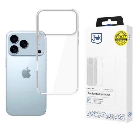 Silikoon 3mk Clear Case 1,2mm Apple iPhone 17 Pro Max (läbipaistev)