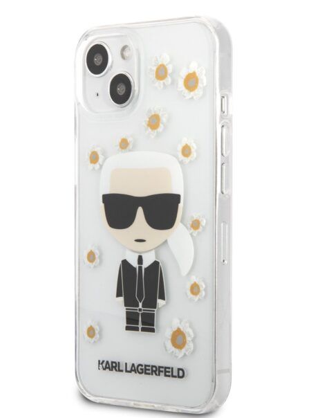 Karl Lagerfeld Ümbris KLHCP13LHFLT Iphone 13 Pro (läbipaistev/flower ikonik)