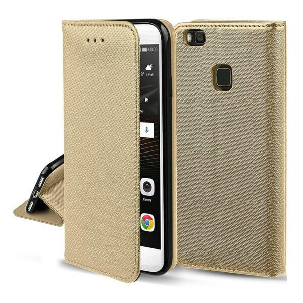 Ümbris kaanega Smart Magnet Iphone 13 mini (kuldne)