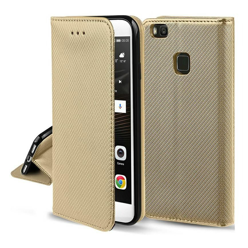 Ümbris kaanega Smart Magnet Iphone 13 mini (kuldne)
