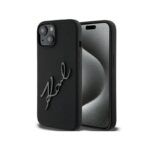 Karl Lagerfeld Ümbris KLHCP15SSKSBMCK iPhone 15 (must)