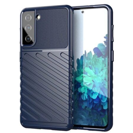 Thunder Rugged Silikoon Ümbris Samsung S21 Plus / S30 Plus (sinine)