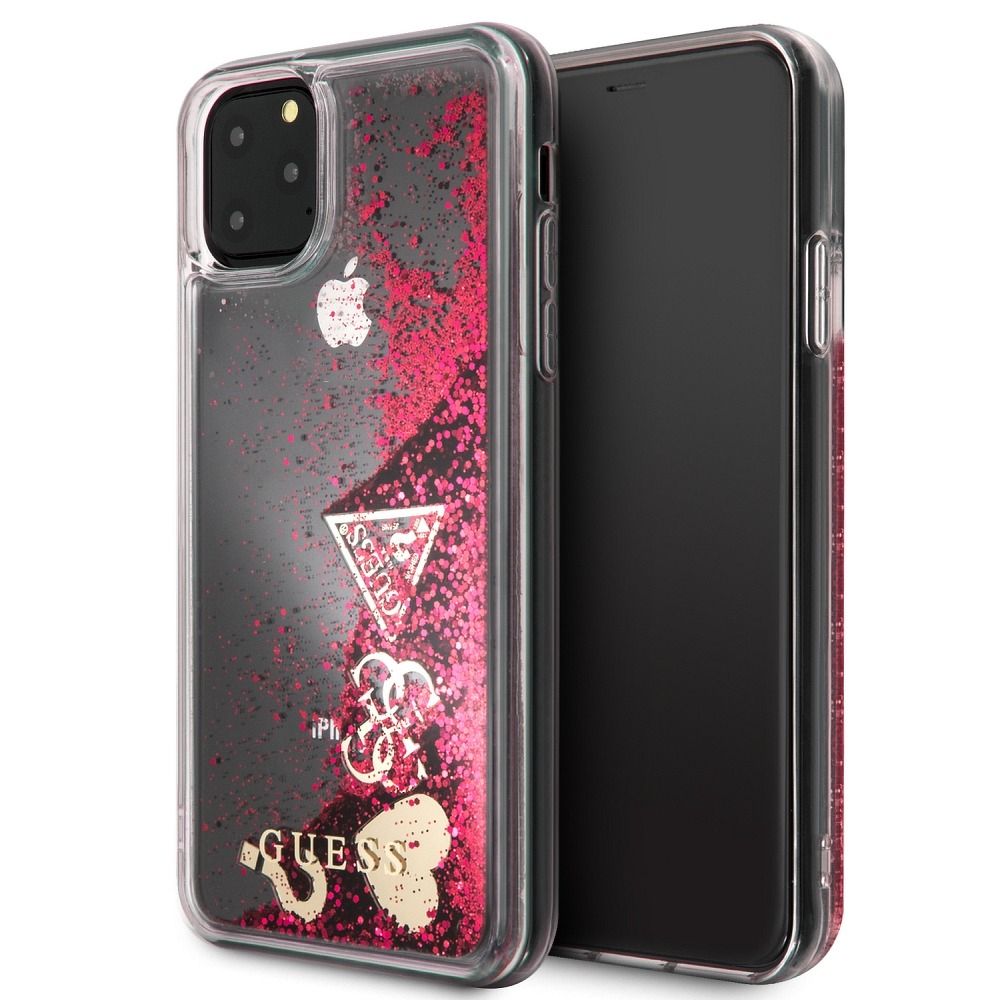Guess Ümbris GUHCN65GLHFLRA Iphone 11 Pro Max (punane) Guess Ümbris GUHCN65GLHFLRA Iphone 11 Pro Max (punane)