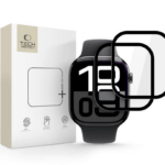 Kaitseklaas Tech-Protect Glass Flex+ Apple Watch 10 46mm (2tk/must)