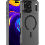 Ümbris Magnetic Abrasive iPhone 17 Pro Max (matt/ must)