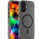 Ümbris Magnetic Abrasive iPhone 17 (matt/ must)