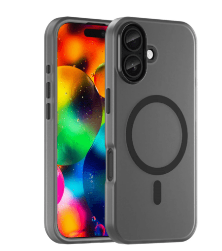 Ümbris Magnetic Abrasive iPhone 17 (matt/ must)