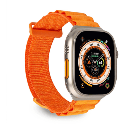 Kellarihm Puro Extreme Nylon Apple Watch 42mm/ 44mm/ 45mm/ 49mm (oranž)