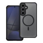 Ümbris FULL MATTE MagSafe Samsung S24 FE (läbipaistev / must)