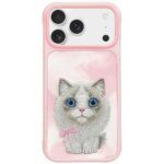 Ümbris Nimmy Fashion Cat iPhone 17 Pro Max (roosa)