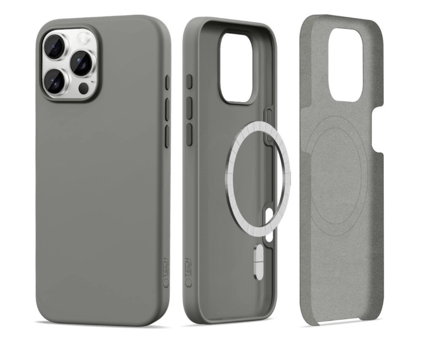 Ümbris Tech-Protect Silicone MagSafe iPhone 17 Pro Max (hall)