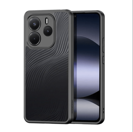 Ümbris Dux Ducis Aimo Xiaomi Redmi Note 14 4G  (läbipaistev / must)