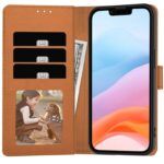 Ümbris kaanega Fancy Wallet Samsung A53 5G (pruun)
