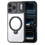 Ümbris Dux Ducis Aimo Mag Ring Stand Apple iPhone 17 Pro (läbipaistev / must)