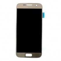 Varuosa Samsung Galaxy S7 / G930F ekraan raamiga (kuldne)