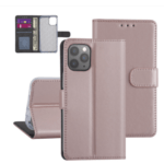 Ümbris kaanega Magnetic closure Iphone 12 Mini (roosakuldne)