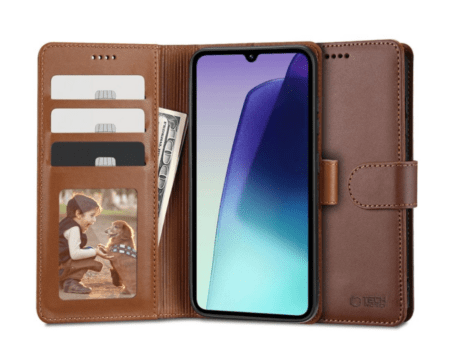 Ümbris kaanega Smart Magnetic Xiaomi Redmi 14C / Redmi A4 / Poco C75 (must)