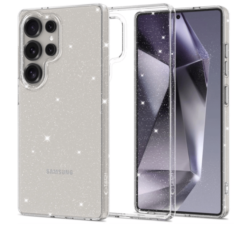 Ümbris Tech-Protect FlexAir Samsung S25 Ultra (läbipaistev / sädelev)