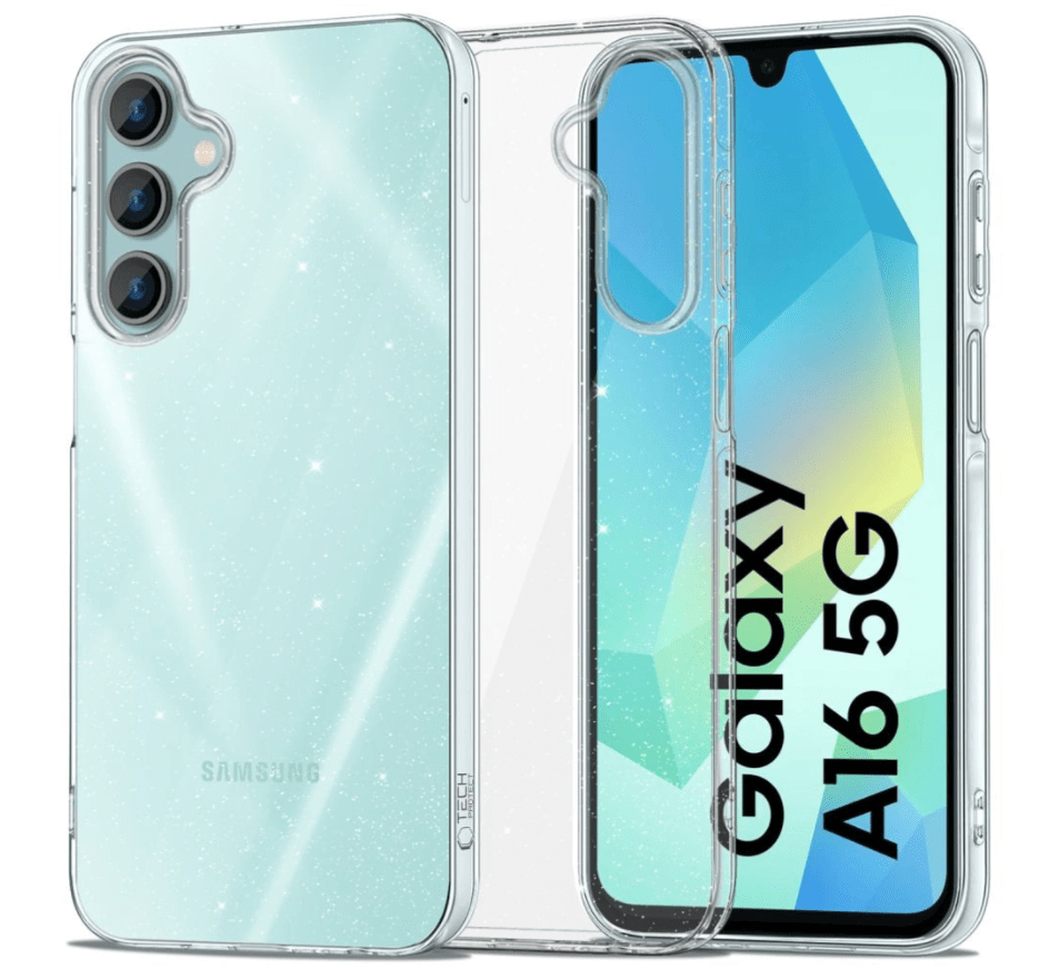 Ümbris Tech-Protect FlexAir Samsung A16 (läbipaistev / sädelev)