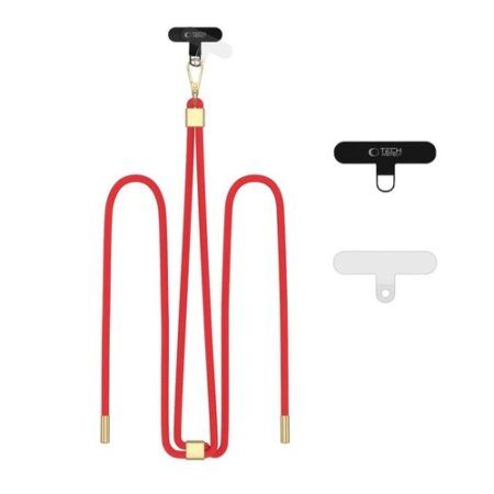 Universaalne Nöör Tech-Protect C2S Telefoniümbristele (punane) Universaalne Nöör Tech-Protect C2S Telefoniümbristele (punane)