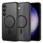 Ümbris Reach Matte MagSafe Samsung S25 Plus (läbipaistev / must)