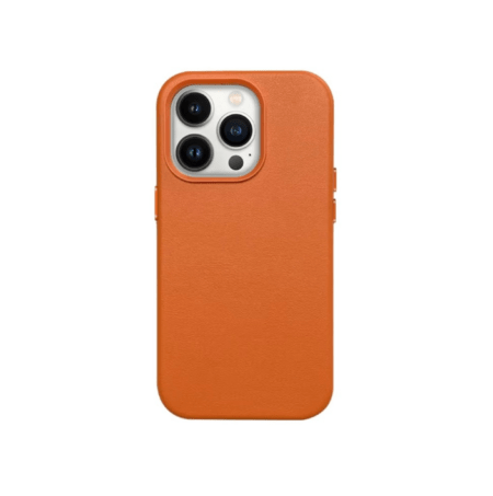 Ümbris Mag Leather Apple iPhone 12/ 12 Pro (orange)