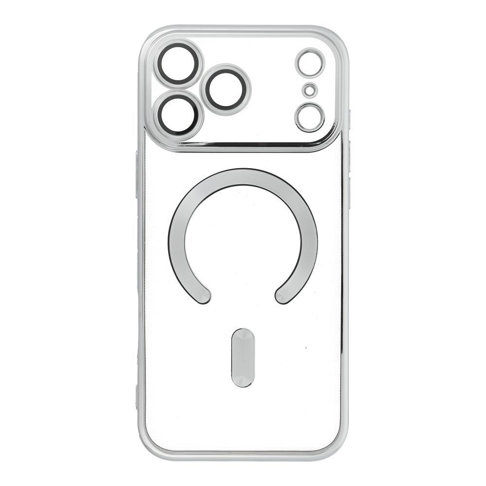 Ümbris MagSafe Electro Mag iPhone 17 Pro Max (läbipaistev / hõbe) Ümbris MagSafe Electro Mag iPhone 17 Pro Max (läbipaistev / hõbe)