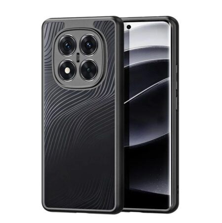 Ümbris Dux Ducis Aimo Xiaomi Redmi Note 14 Pro Plus 5G (läbipaistev / must)