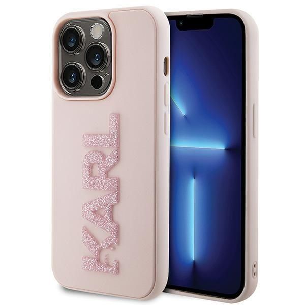 Ümbris KARL LAGERFELD KLHCP15L3DMBKCP iPhone 15 Pro (roosa) Ümbris KARL LAGERFELD KLHCP15L3DMBKCP iPhone 15 Pro (roosa)