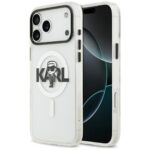 Karl Lagerfeld IML Karl Sketch Logo Ümbris iPhone 17 Pro Max (läbipaistev)