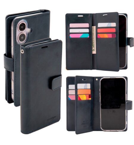 Ümbris kaanega Mansoor iPhone 7/ iPhone 8/ SE 2020 / SE 2022 (tumesinine)