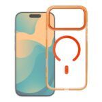 Ümbris FRAME CLEAR HYBRID MAG COVER iPhone 17 Pro Max (oranz)