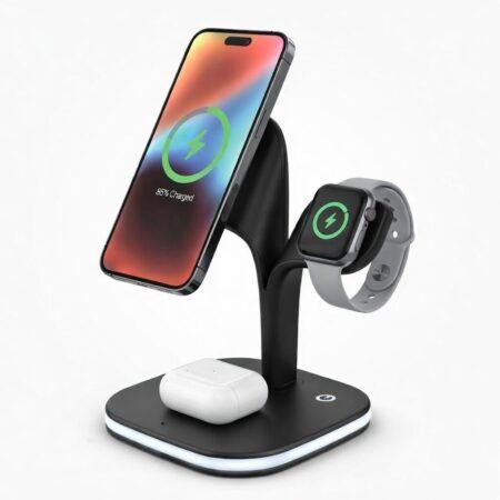 Juhtmevaba laadija Magsafe EXW 5in1 15W (must)