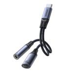 Adapter Joyroom SY-C02 USB-C – USB-C / 3.5mm (must)