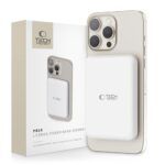 Tech-Protect LifeMag MagSafe PB10 5000mAh Power Bank (valge)