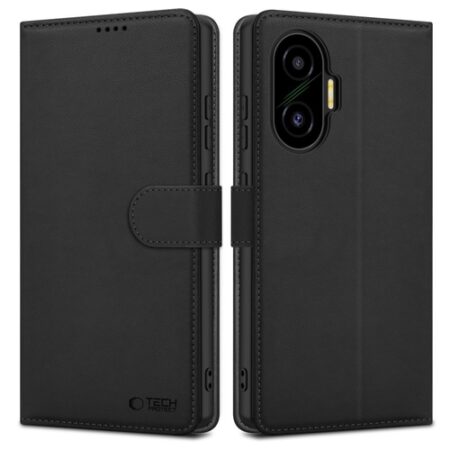 Ümbris kaanega Tech-Protect Wallet Xiaomi Poco F7 5G (must)
