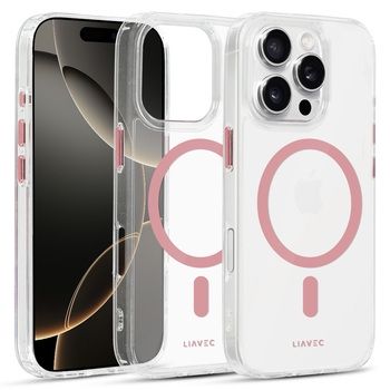 Ümbris Liavec Glossy Mag Apple iPhone 16 Pro (roosa)