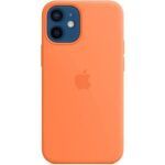 Ümbris Apple Silicone MagSafe iPhone 12 Mini (oranž)