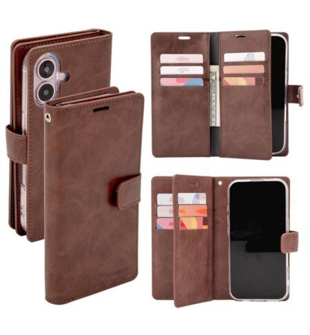 Ümbris kaanega Mansoor Samsung A52/ A52s (pruun)