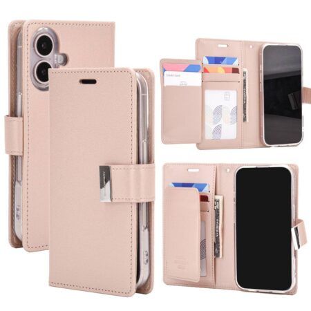 Ümbris kaanega Rich Samsung S25 Ultra (roosa kuld)