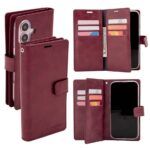 Ümbris kaanega Mansoor Samsung A15 (viinamari)